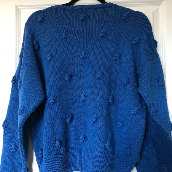 Fuzzy ball appliqué sweater - Picture 2 of 5